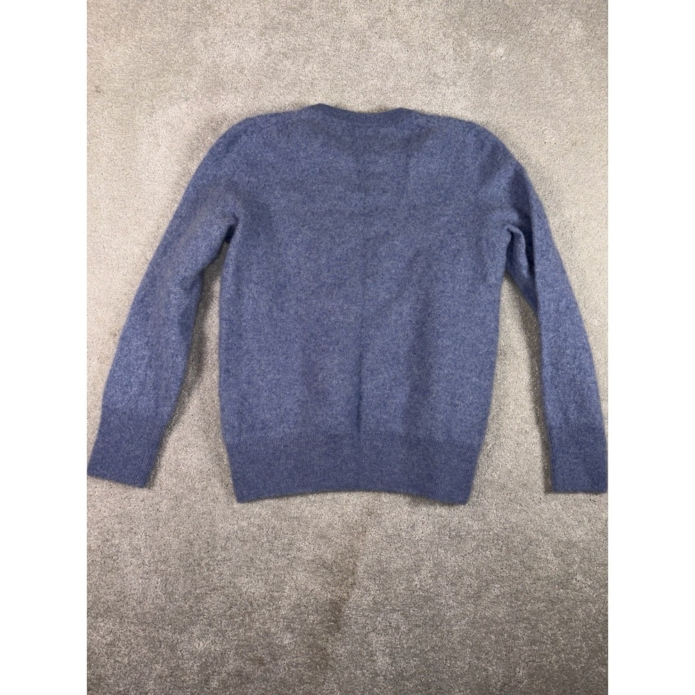 naadam cashmere sweater women blue medium (fits mire like a small) - Picture 7 of 11